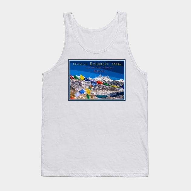 Everest from Gokyo Tank Top by geoffshoults